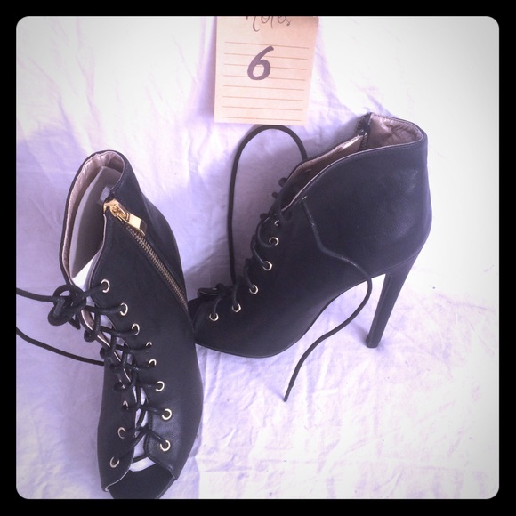 Brand New Lace Up Booties