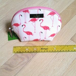 🚫SOLD🚫NWT Kate Spade Flamingo Cosmetic Bag