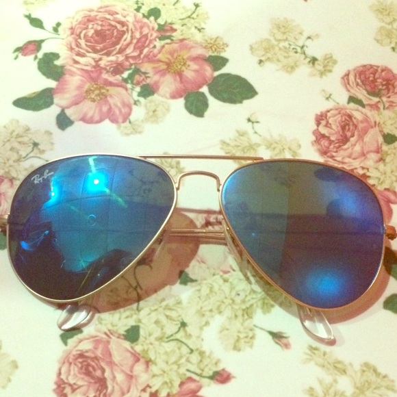 Ray Ban Blue Flash Aviators
