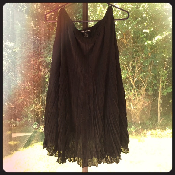 Black skirt...