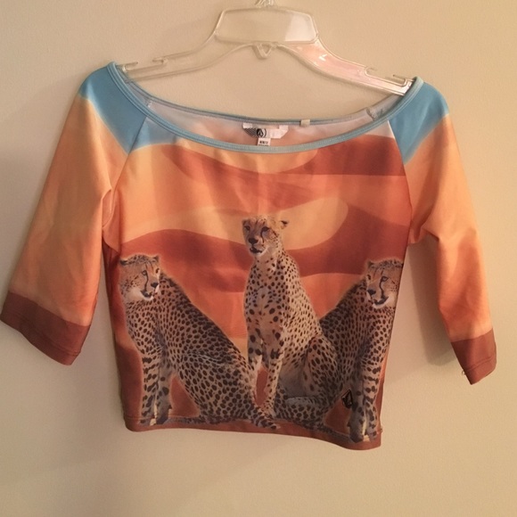 Volcom Cheetah Crop Top