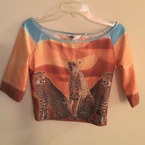 Volcom Cheetah Crop Top