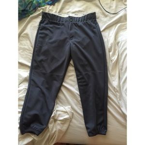 Intensity charcoal grey softball pants