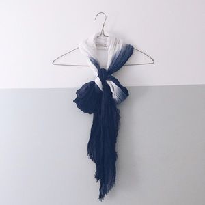 Francesca's collections ombré blue scarf