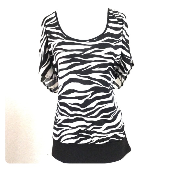 Tops - Zebra Stripe Print