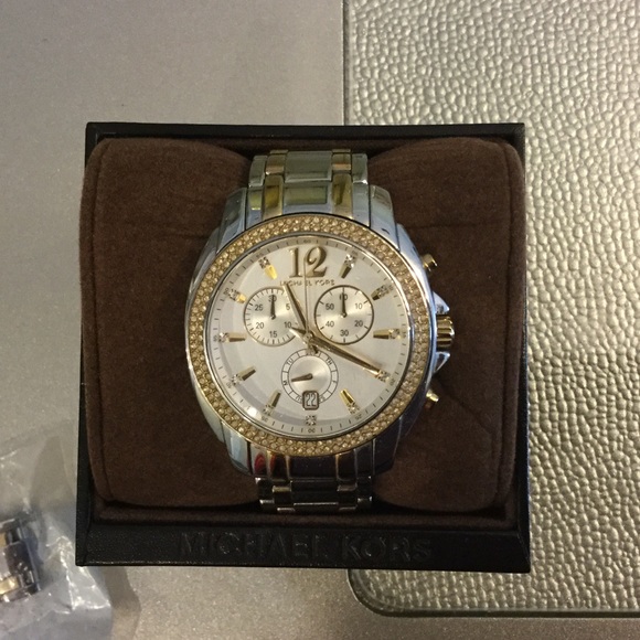 Women\'s Michael Kors watch with diamond dial main image 2