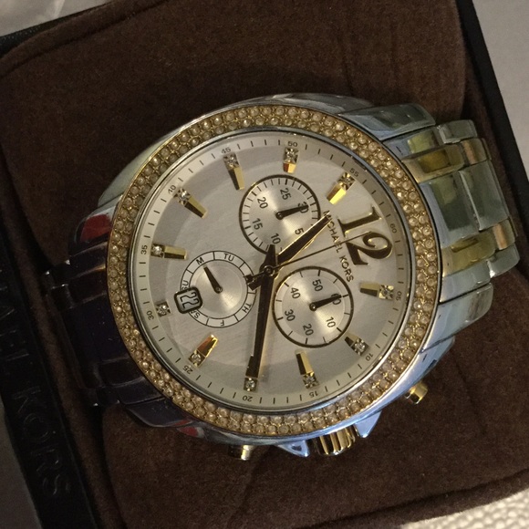 Women\'s Michael Kors watch with diamond dial main image 4