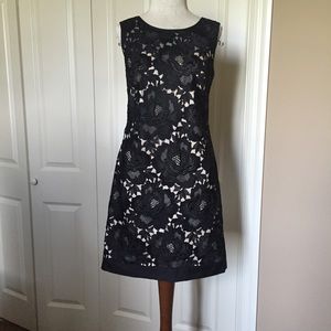 White House Black Market mesh formal dress.