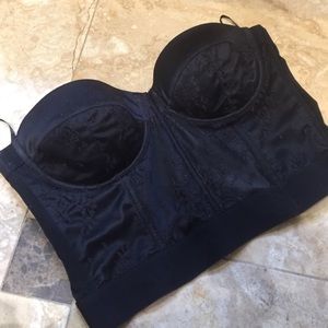 Forever21 Bustier Black Lace Top