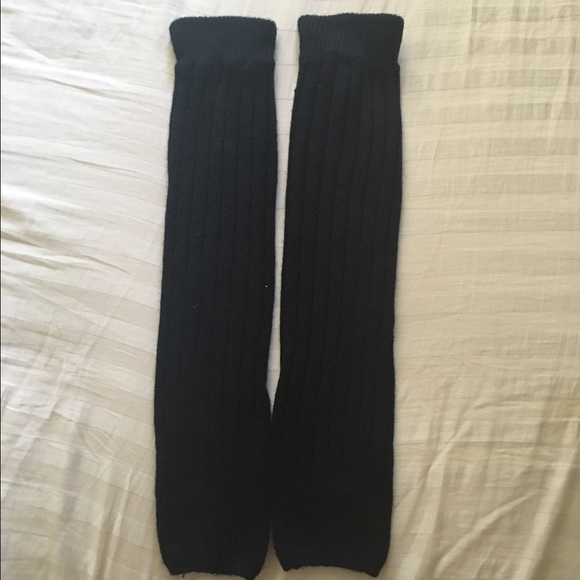 Black leg warmers