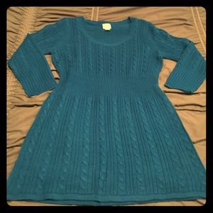 Mid Sleeve Mini Dress