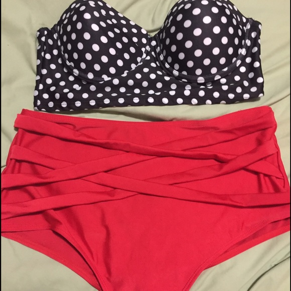 PRICE BREAK!!!Pin up style swimsuit.