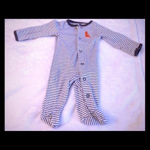 Infant Boys Fox Sleepwear - Size Newborn