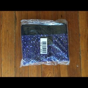 Victorias Secret purple leopard bag, new.