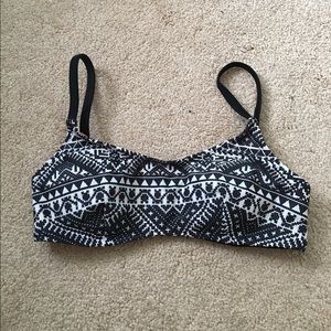 NWOT Aztec Print Swim Top