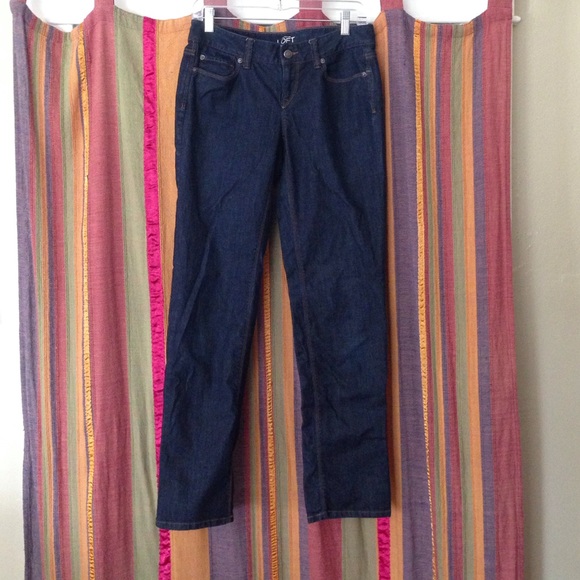 Ann Talor LOFT curvy straight jeans