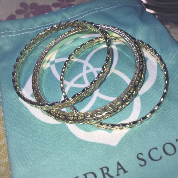 Kendra Scott discontinued Raleigh bangles set