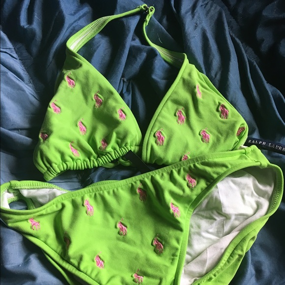 Polo two piece swim suit