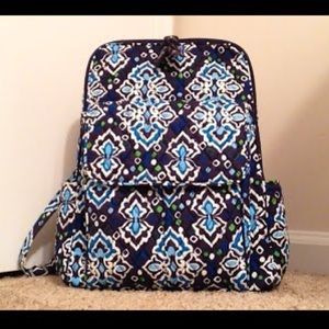 Vera Bradley Ultimate Backpack Ink Blue