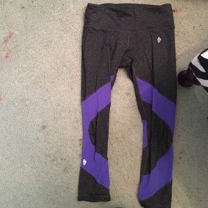 Two tone Ellie crop leggings