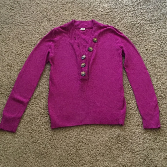 J Crew Wool/Cashmere Blend Sweater
