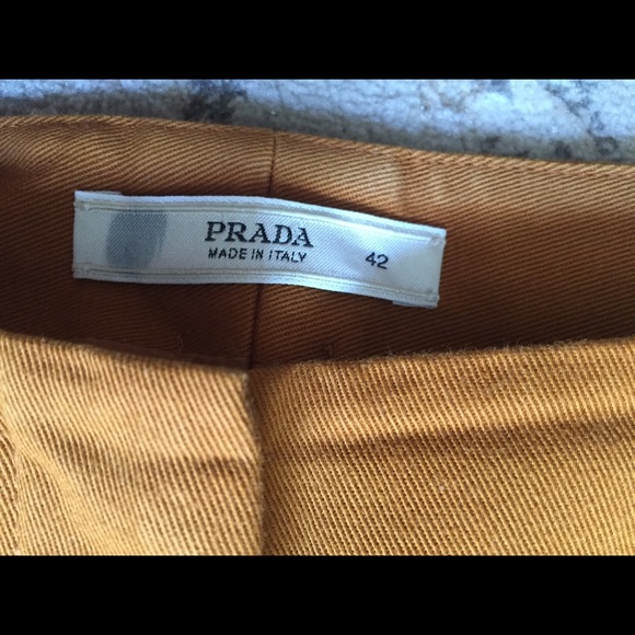 PRADA rust orange women's trouser pants - Picture 3 of 4