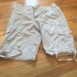 beige Bermuda shorts