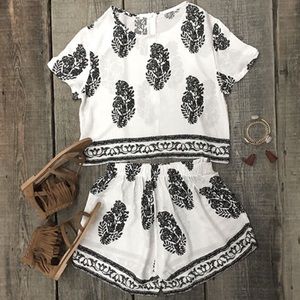 Boho Two Piece Outfit