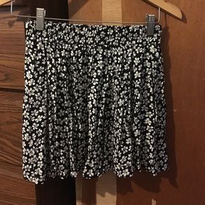 Flower patterned skirt