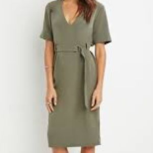 Olive Green Midi Dress