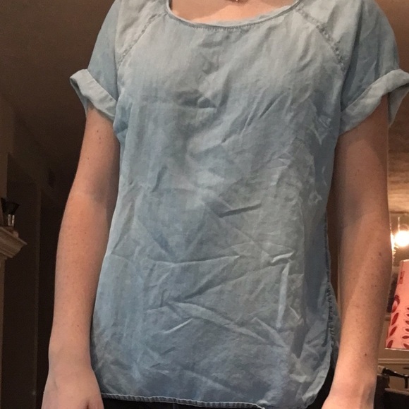 Chambray Cloth & Stone tee