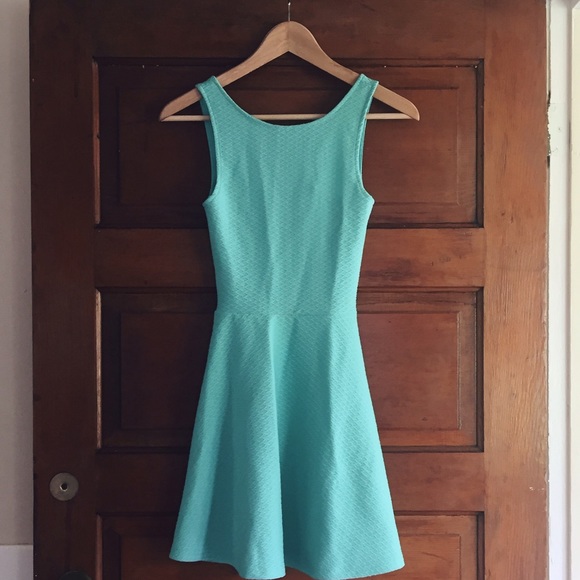 Aqua Skater Dress