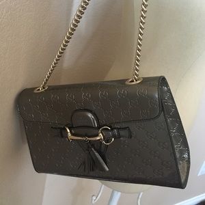 🚫sold🚫 Emily Guccissima grey chain shoulder bag