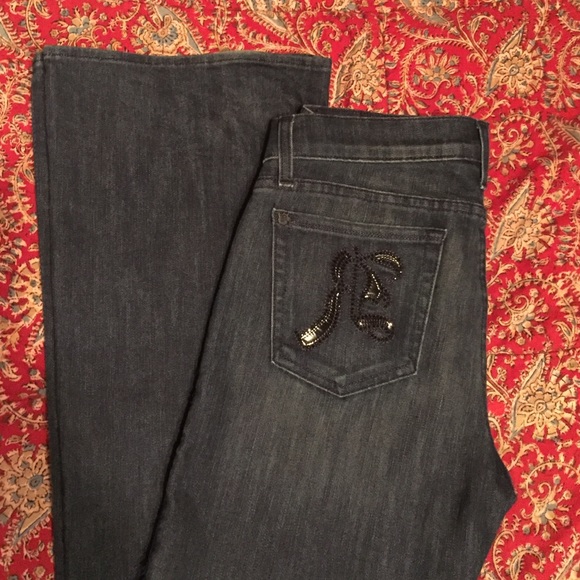 ROCK & REPUBLIC :: Long Dark Blue Jeans