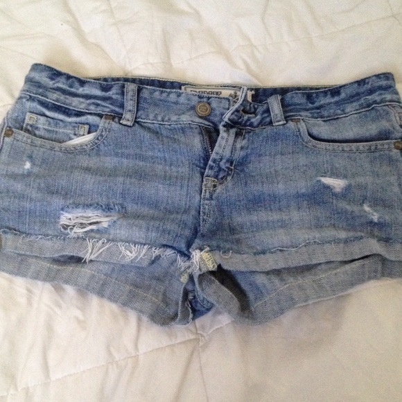 Victoria's Secret pink denim shorts