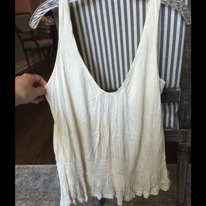 Diane von Furstenberg cream top