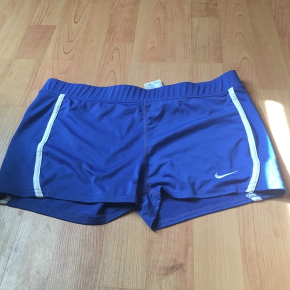 Blue Nike spandex !