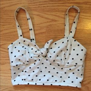 Pin up style crop top/bralette