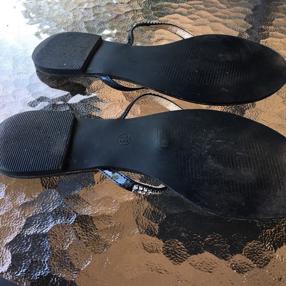 LEATHER SIMONELLI DRESS FLAT SANDALS - Picture 4 of 4
