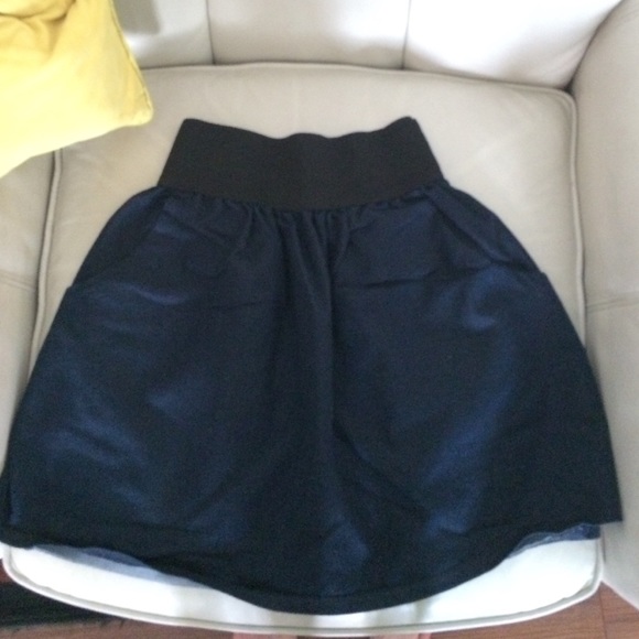 Blue Skater Skirt