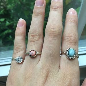 Three cute summer rings