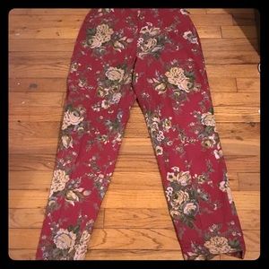 Talbots size 6 floral pants