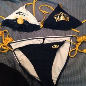 Corona two piece swim suit and cover up