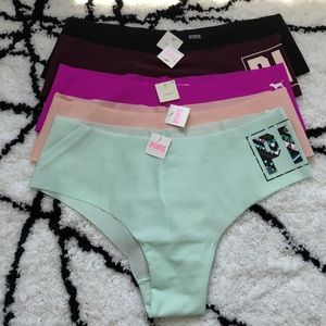 5 Pairs VS PINK No-Show Cheeksters