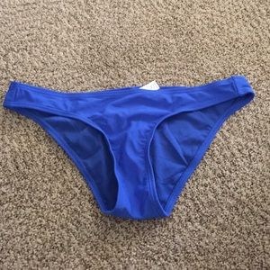 Electric blue bikini bottoms