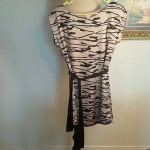 Boat neck silky dress