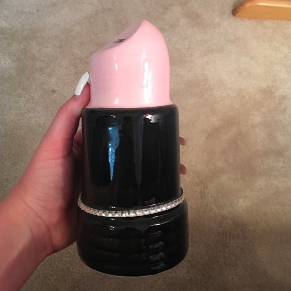 Lipstick piggy bank
