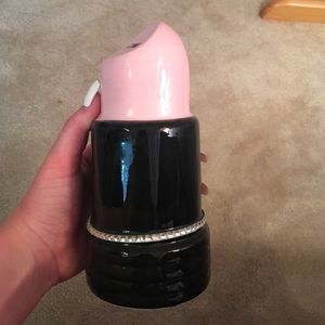 Lipstick piggy bank
