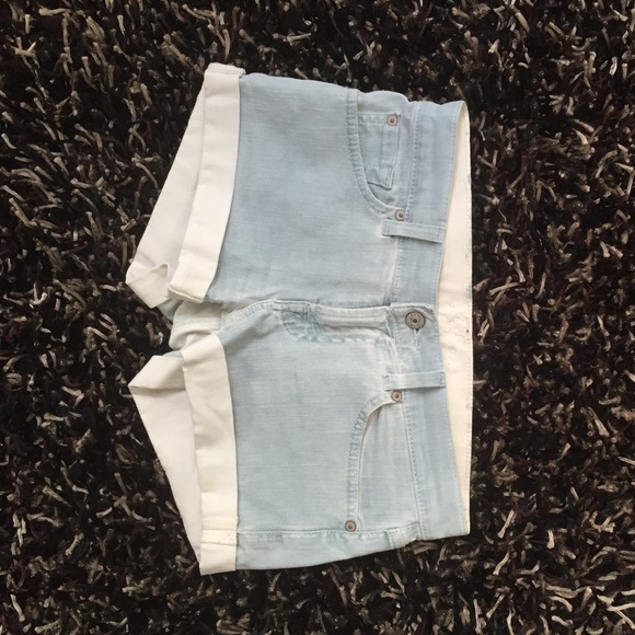 Seven for All Mankind Denim Roll-up Shorts