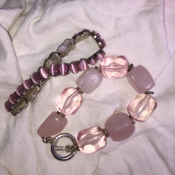 Pretty in Pink bracelets!